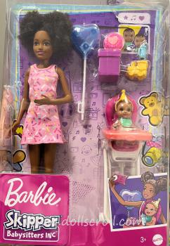 Mattel - Barbie - Skipper Babysitters Inc. - Party Playset - African American - Doll